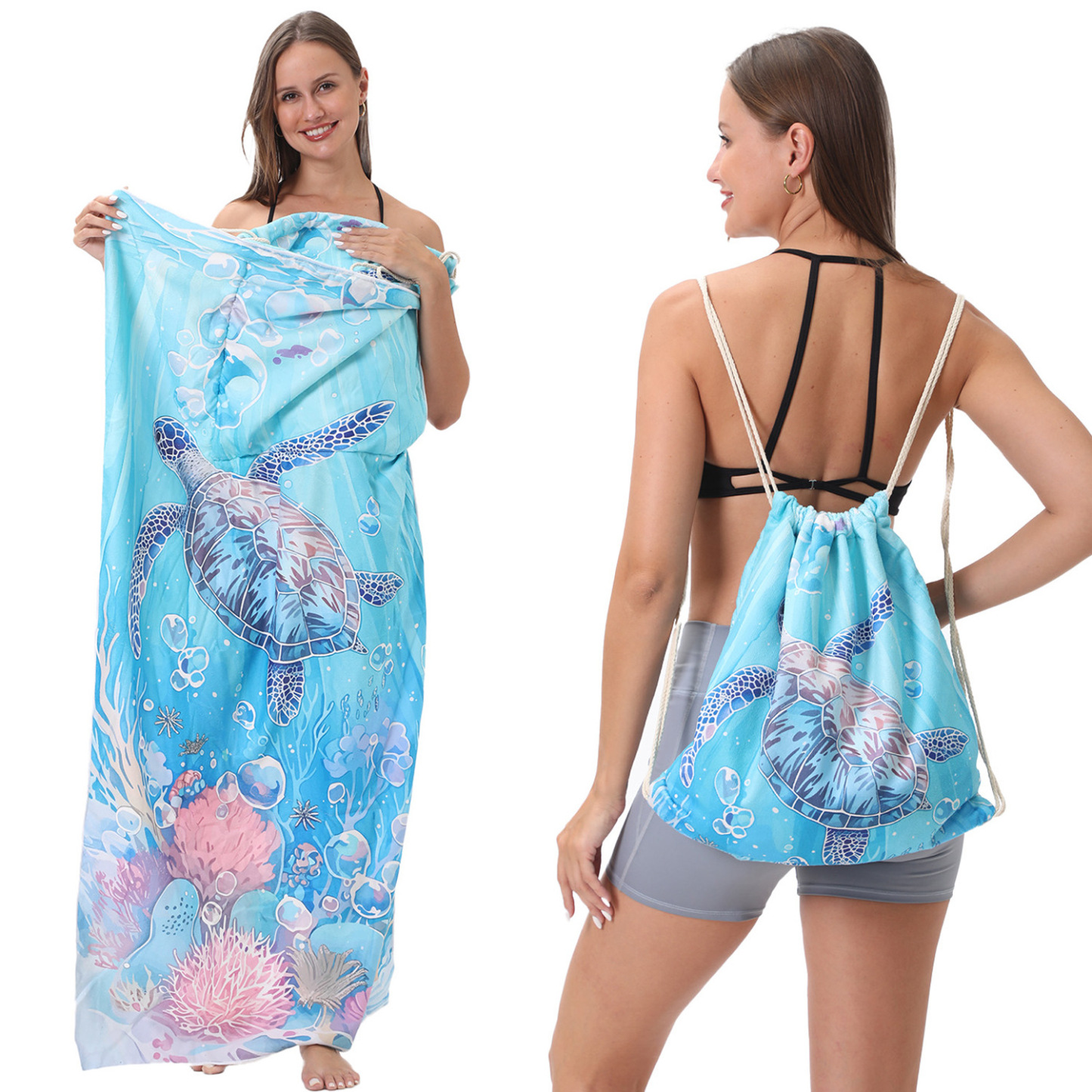 Beach Towel Backpack