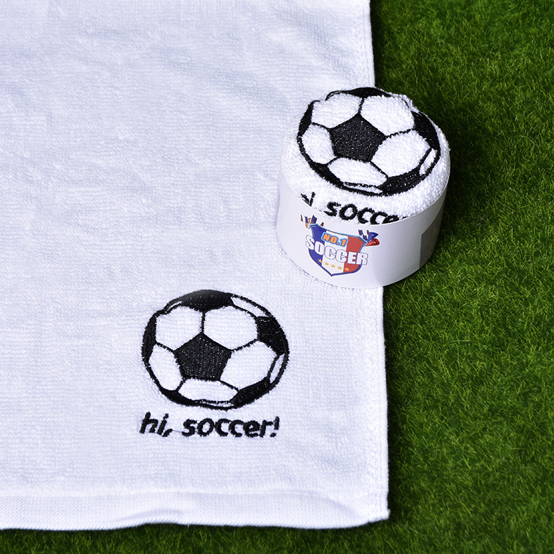 Soccer - Shaped Cotton Towel