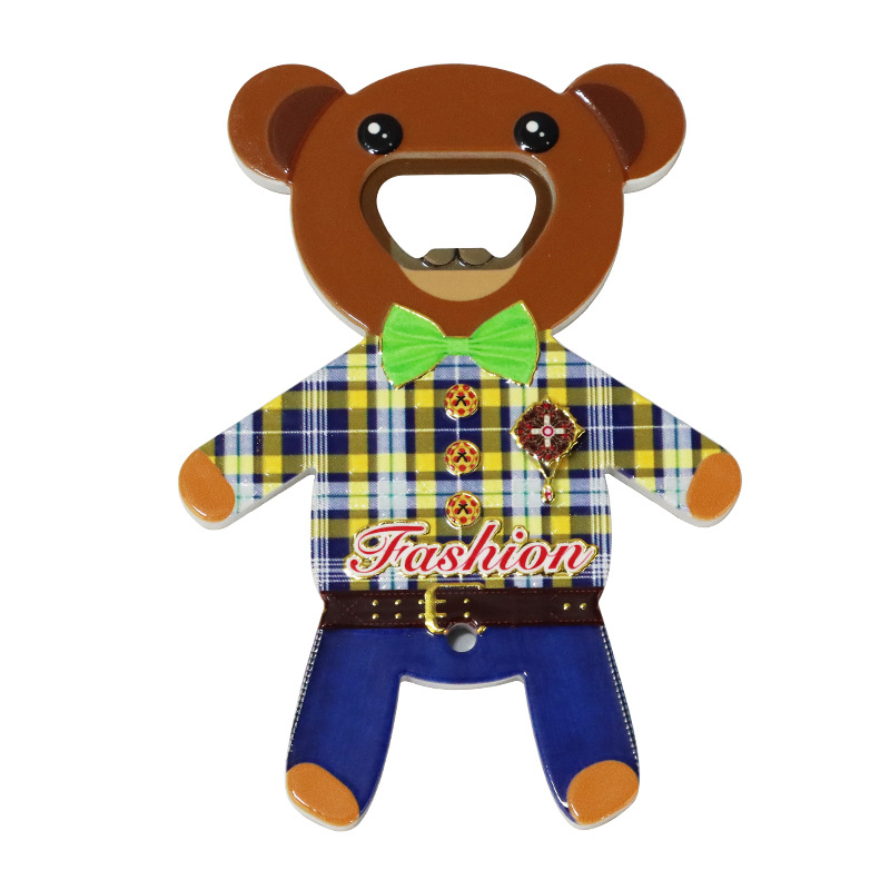 Custom Bottle Opener Fridge Magnet