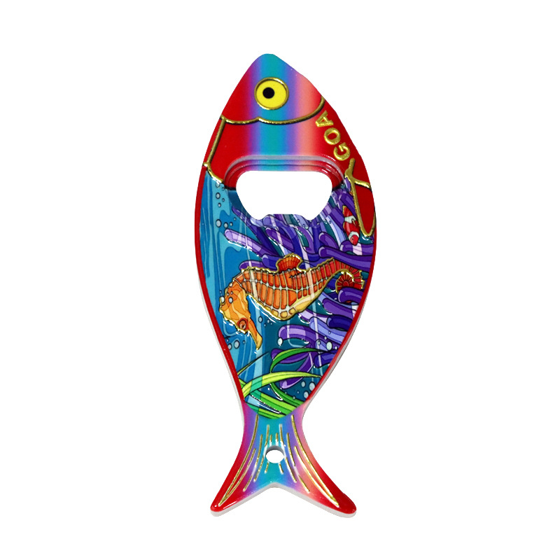 Custom Bottle Opener Fridge Magnet