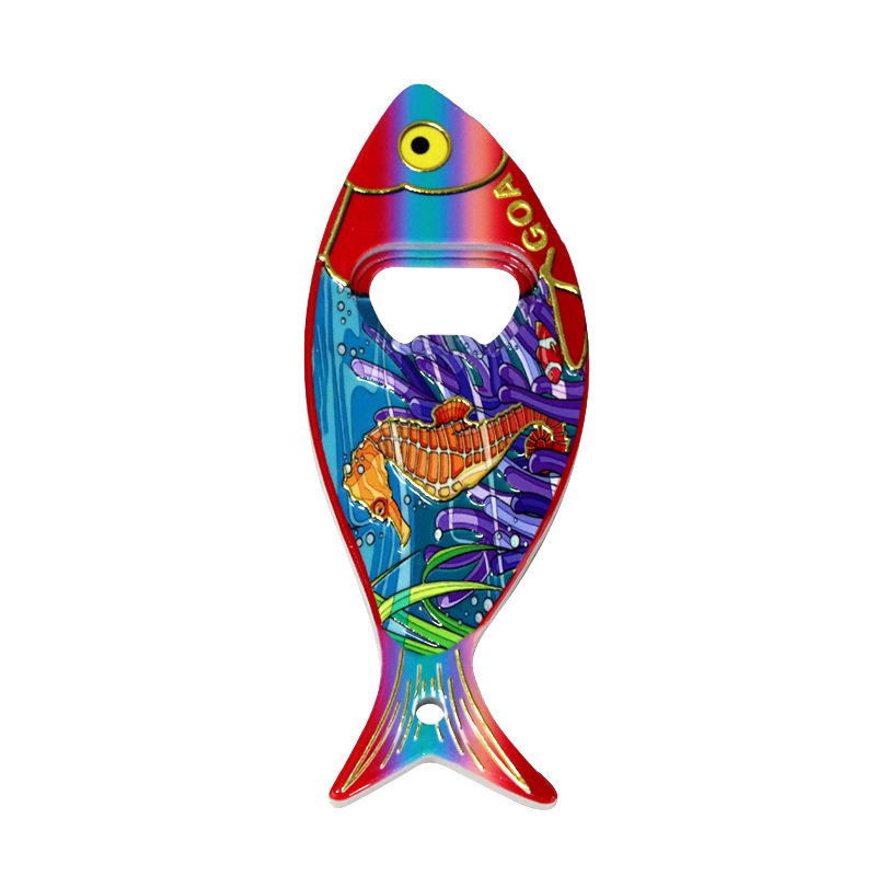 Custom Bottle Opener Fridge Magnet