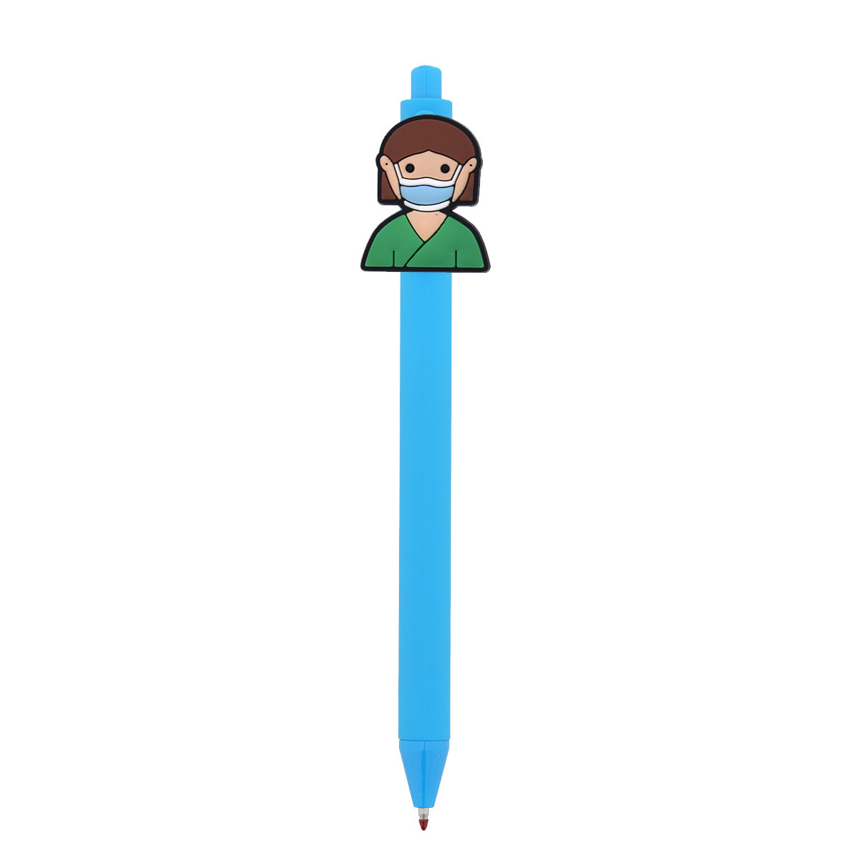 Medical Doctor Cartoon Click Gel Pen
