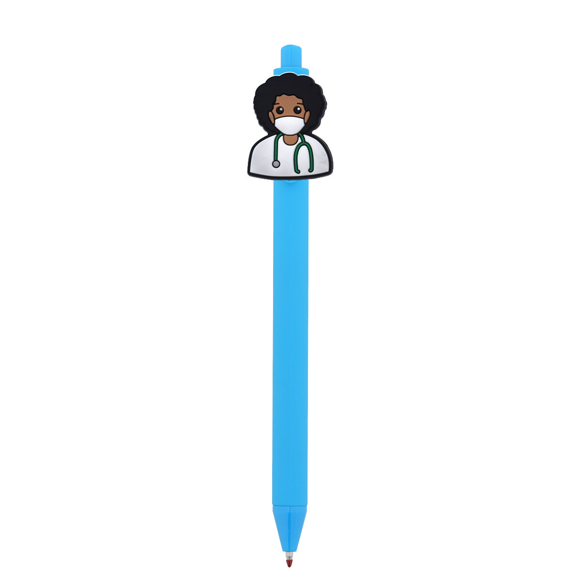 Medical Doctor Cartoon Click Gel Pen