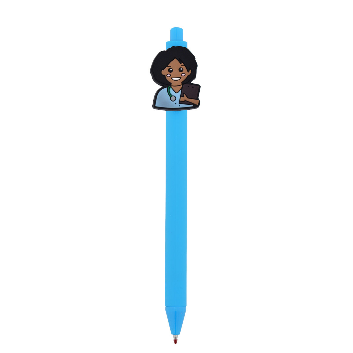 Medical Doctor Cartoon Click Gel Pen