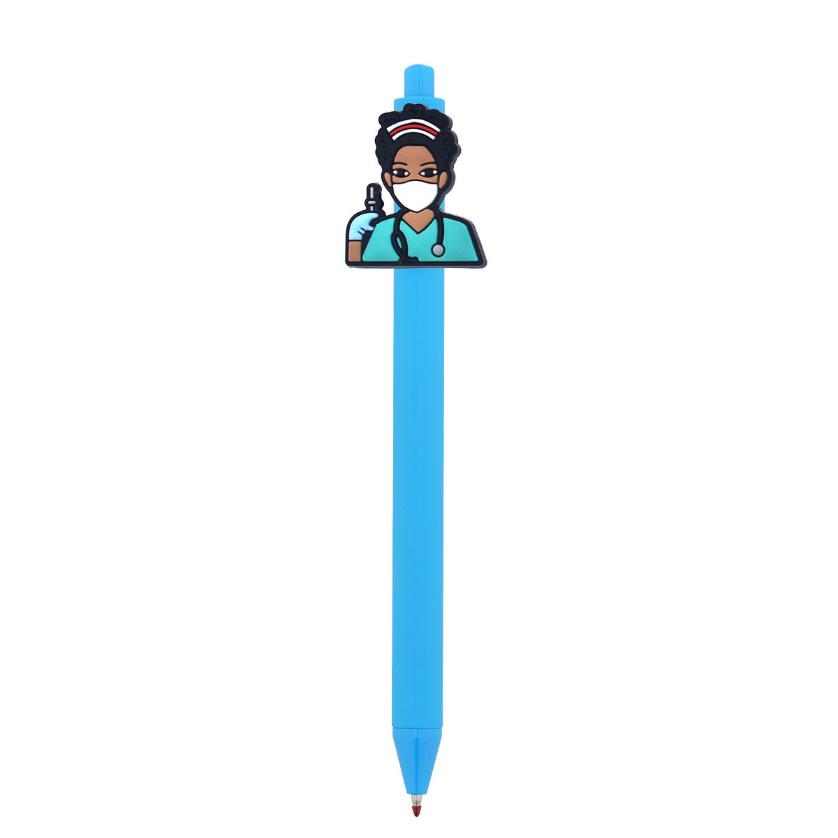 Medical Doctor Cartoon Click Gel Pen