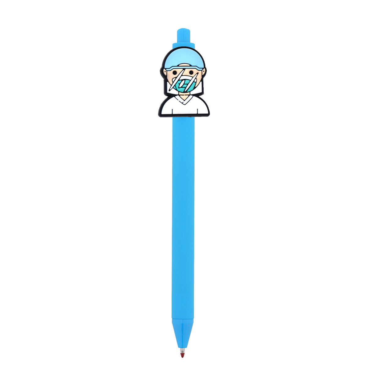 Medical Doctor Cartoon Click Gel Pen
