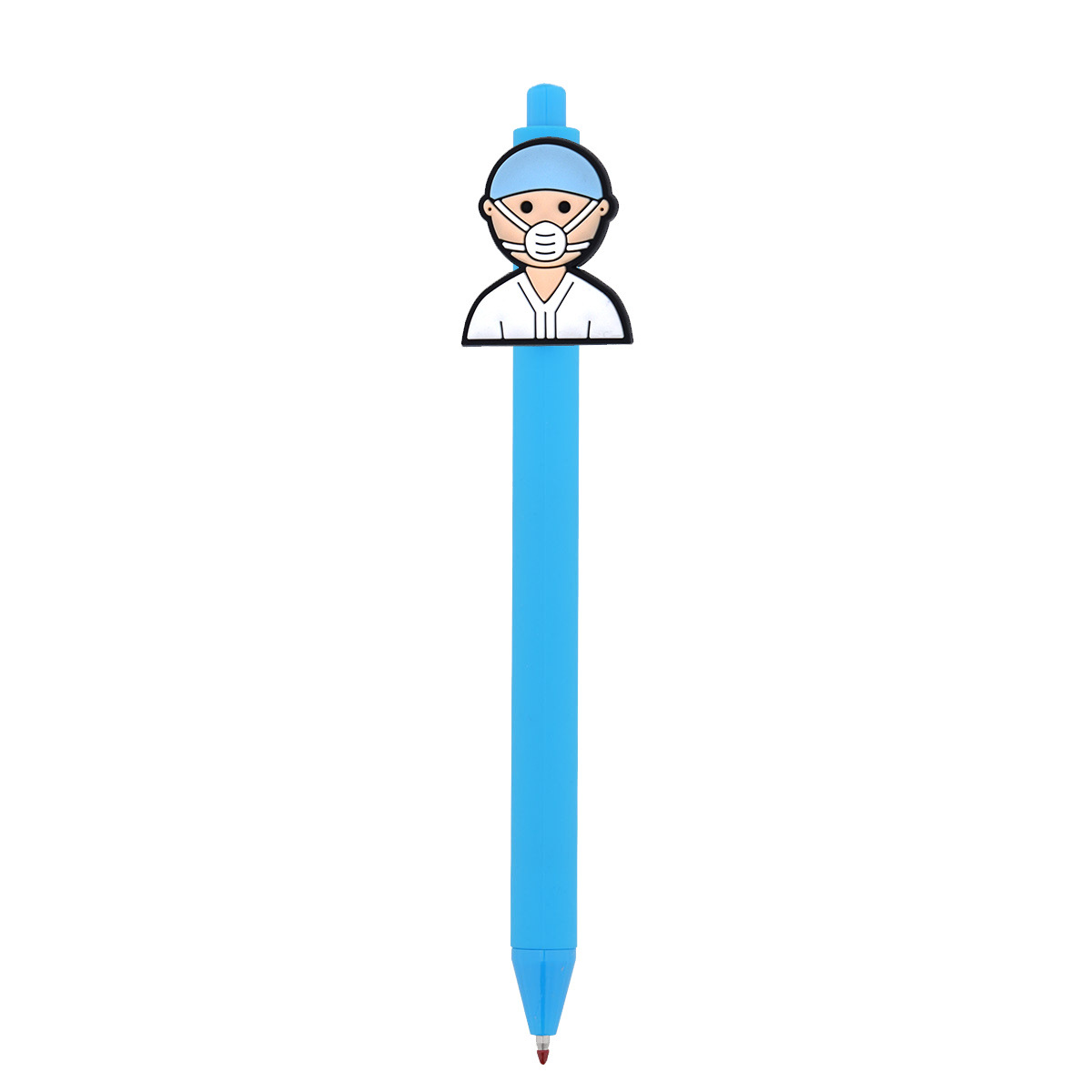 Medical Doctor Cartoon Click Gel Pen