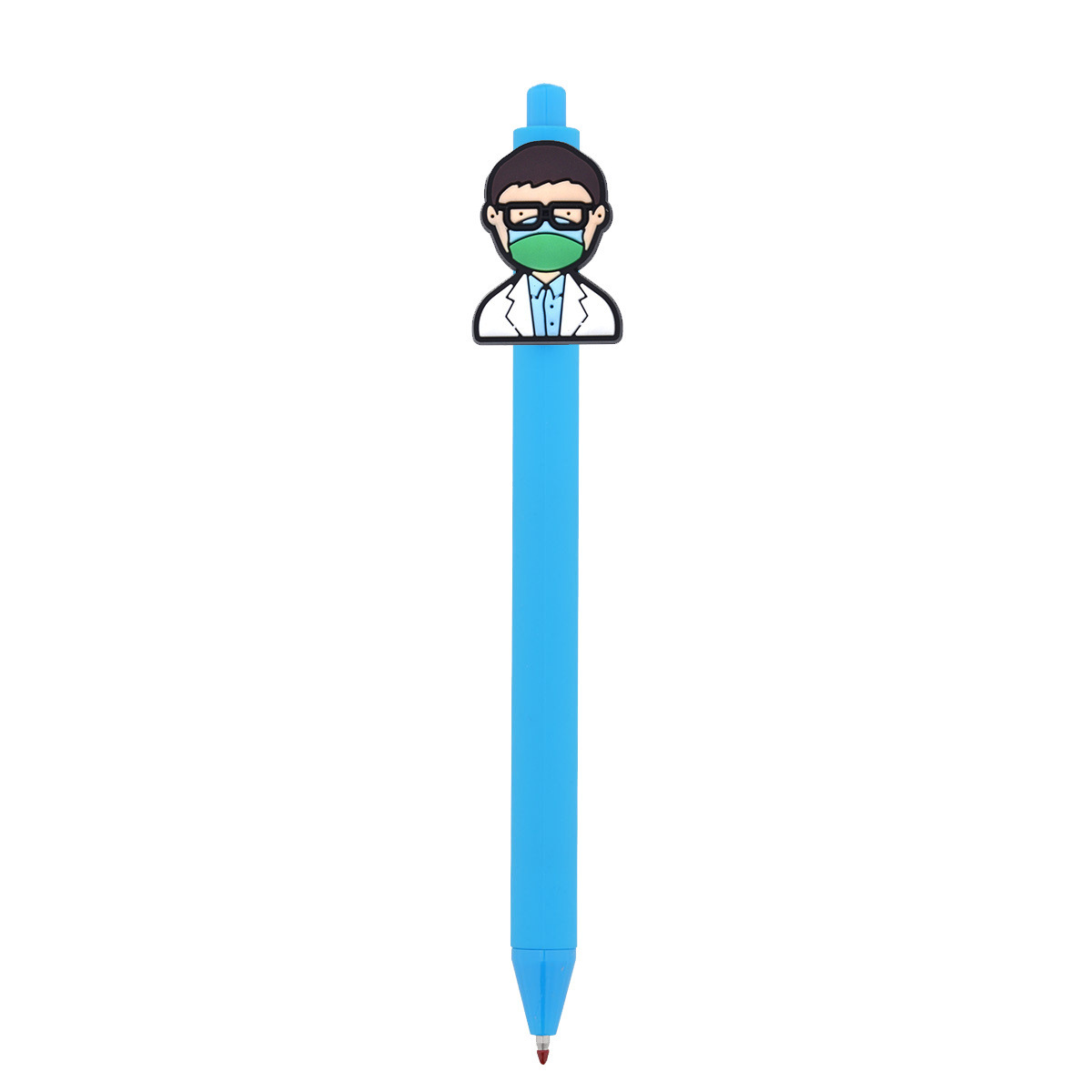 Medical Doctor Cartoon Click Gel Pen
