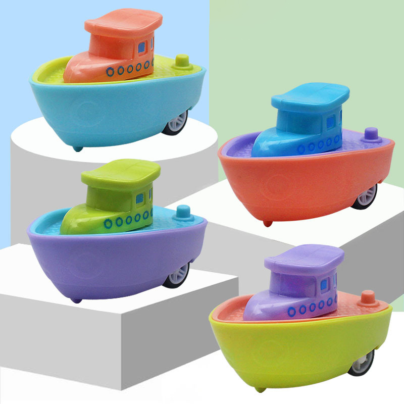 Mini Pull Back Boat Toy