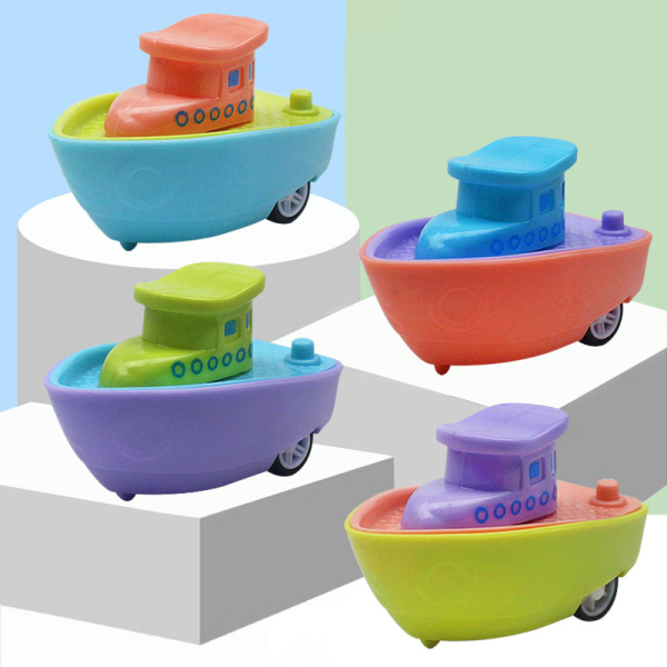 Mini Pull Back Boat Toy