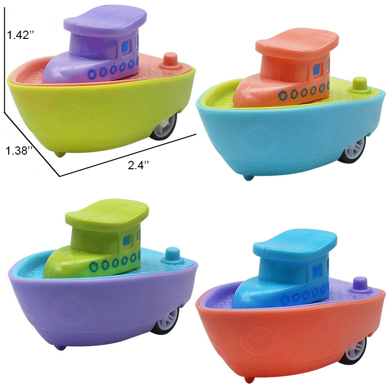Mini Pull Back Boat Toy