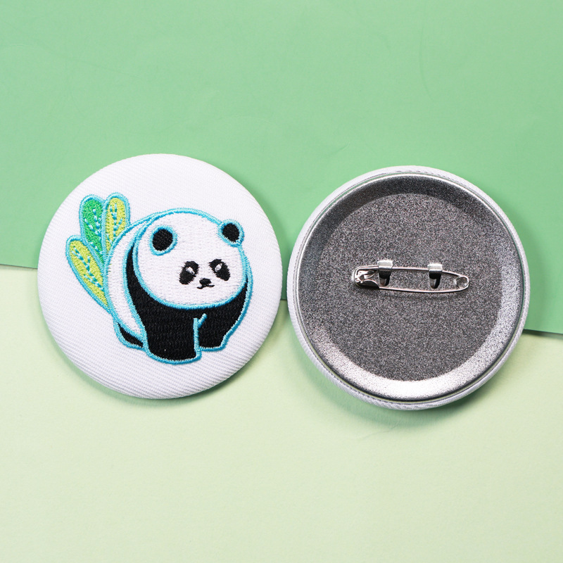 Embroidered Tinplate Badge