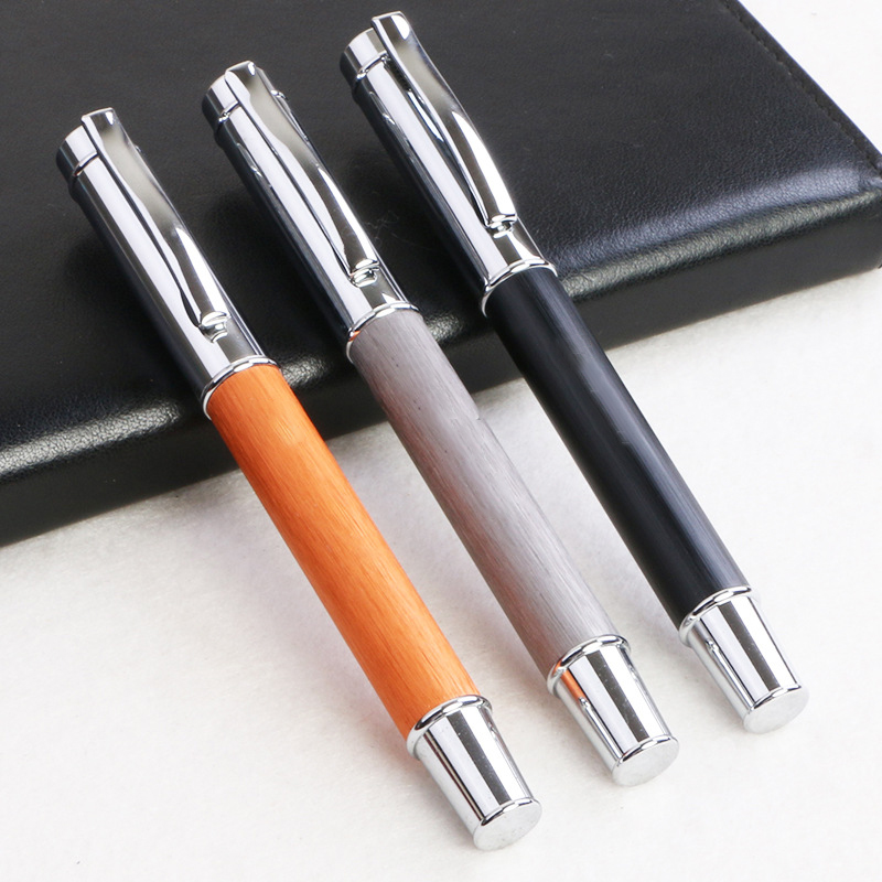 Brushed Metal Gel Pen