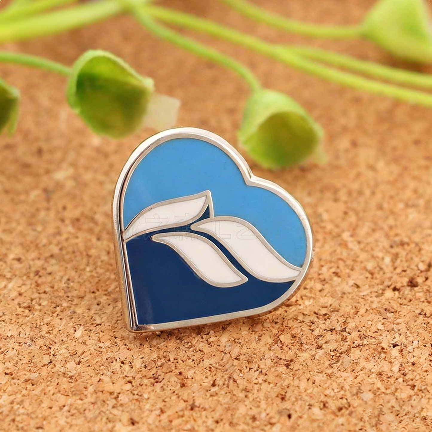 Custom Heart Brooch