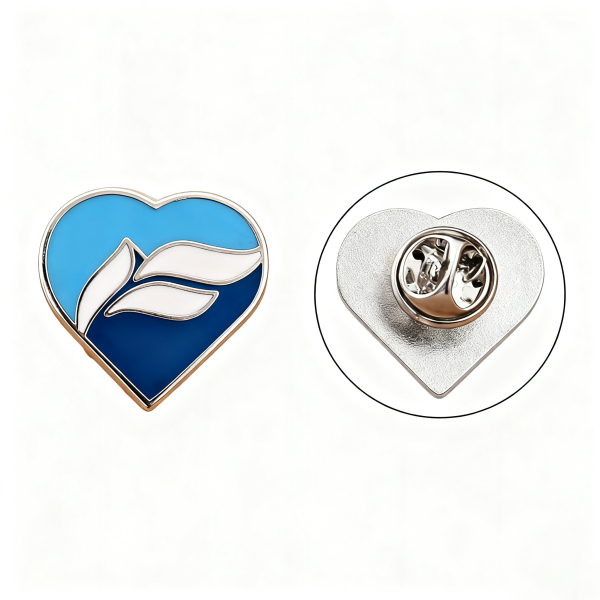 Custom Heart Brooch