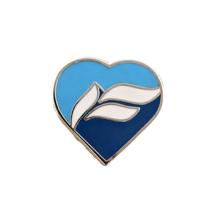 Custom Heart Brooch