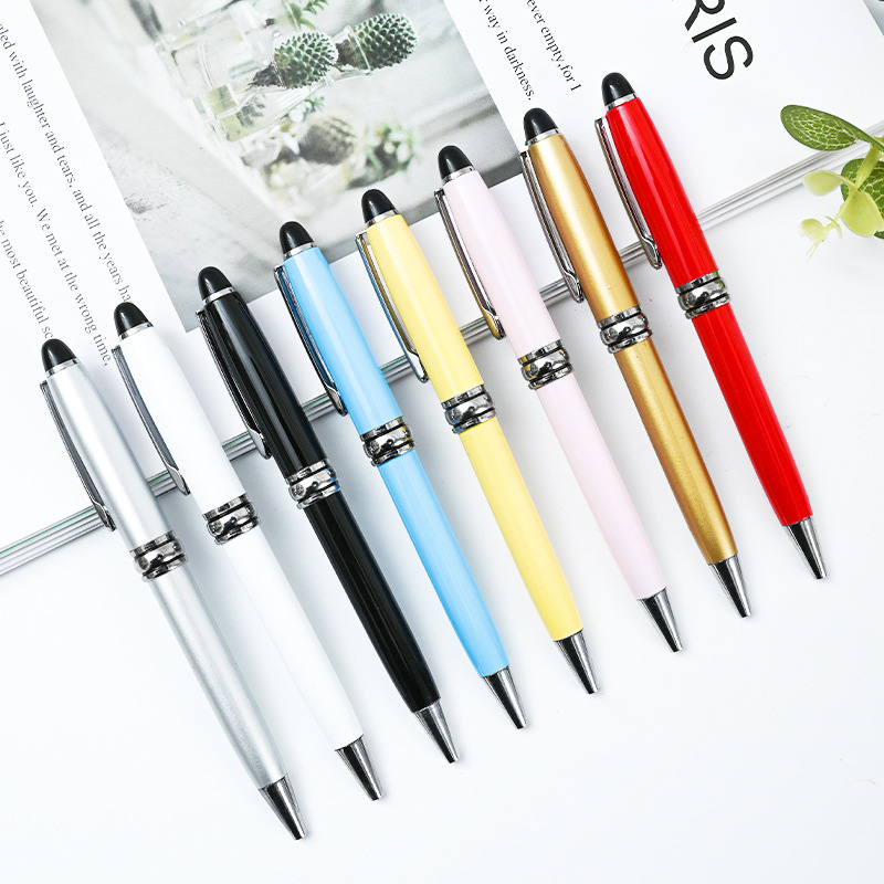 Metallic Twist Action Ballpoint Pen