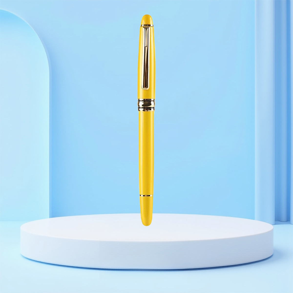 Brass Barrel Metallic Ballpoint Pen