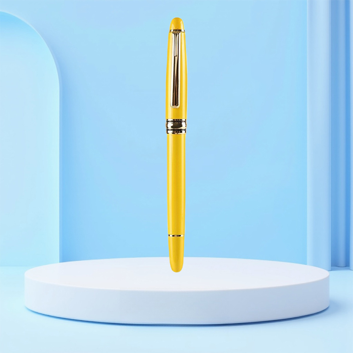 Brass Barrel Metallic Ballpoint Pen