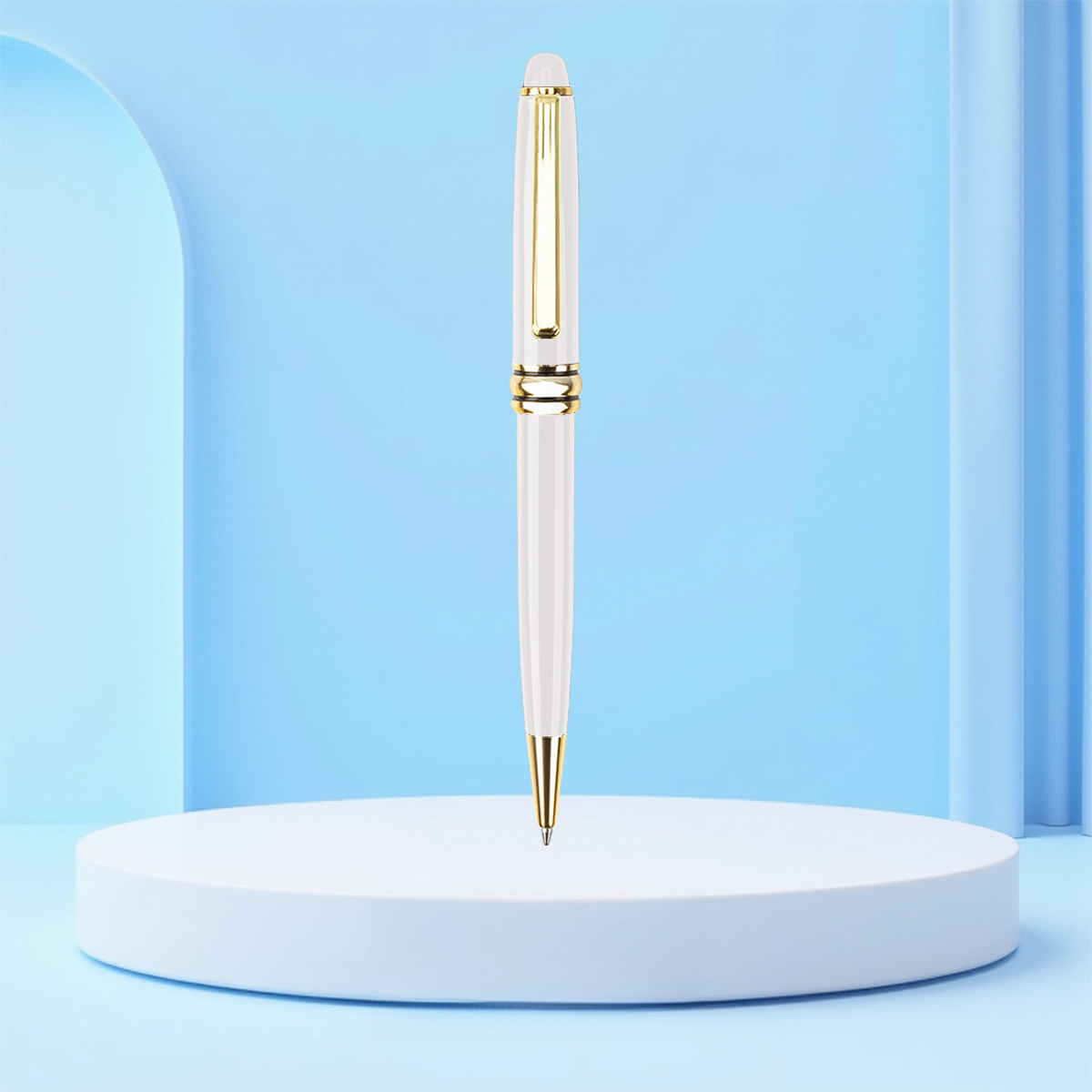 Brass Barrel Metallic Ballpoint Pen