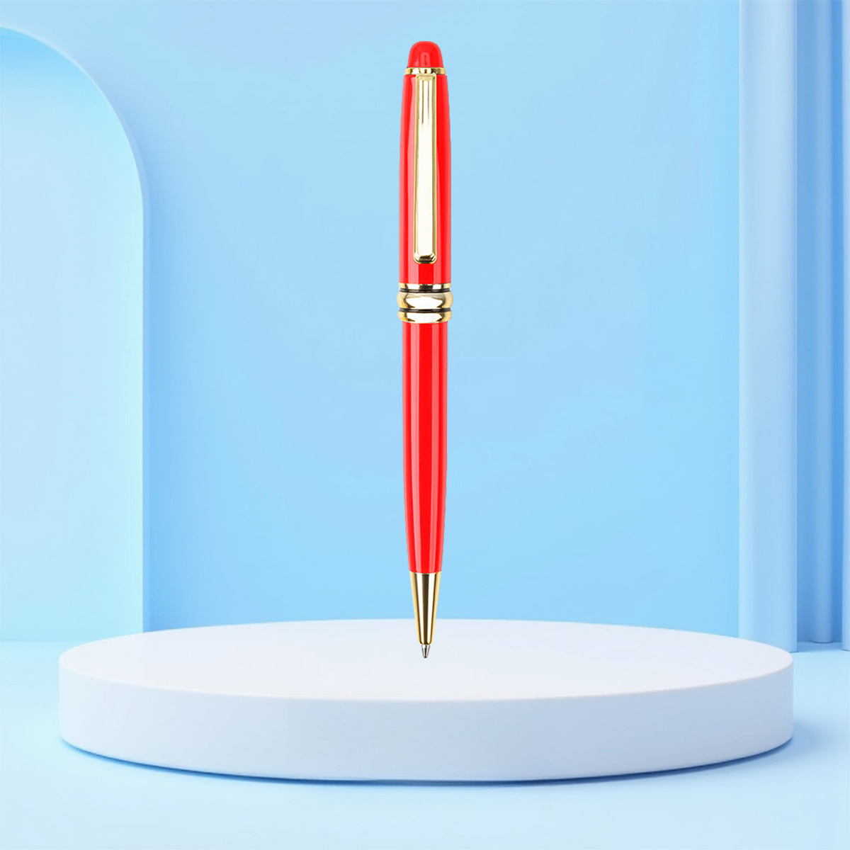 Brass Barrel Metallic Ballpoint Pen