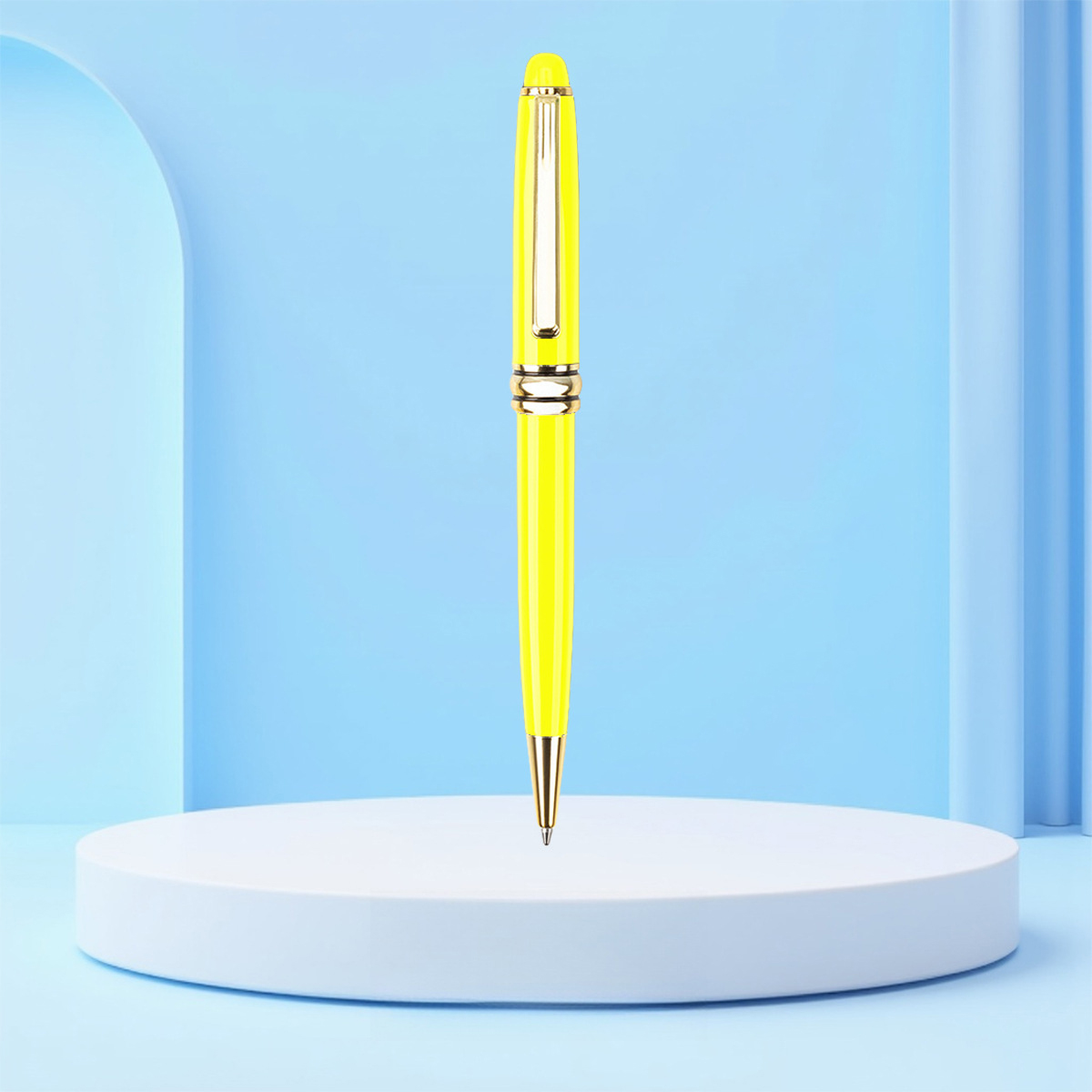 Brass Barrel Metallic Ballpoint Pen