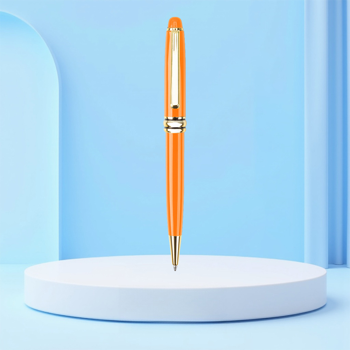 Brass Barrel Metallic Ballpoint Pen