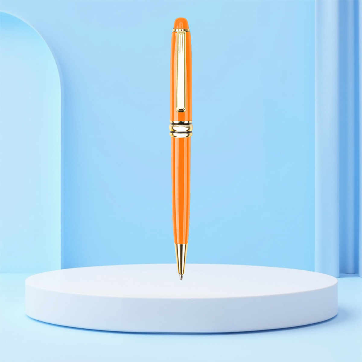 Brass Barrel Metallic Ballpoint Pen