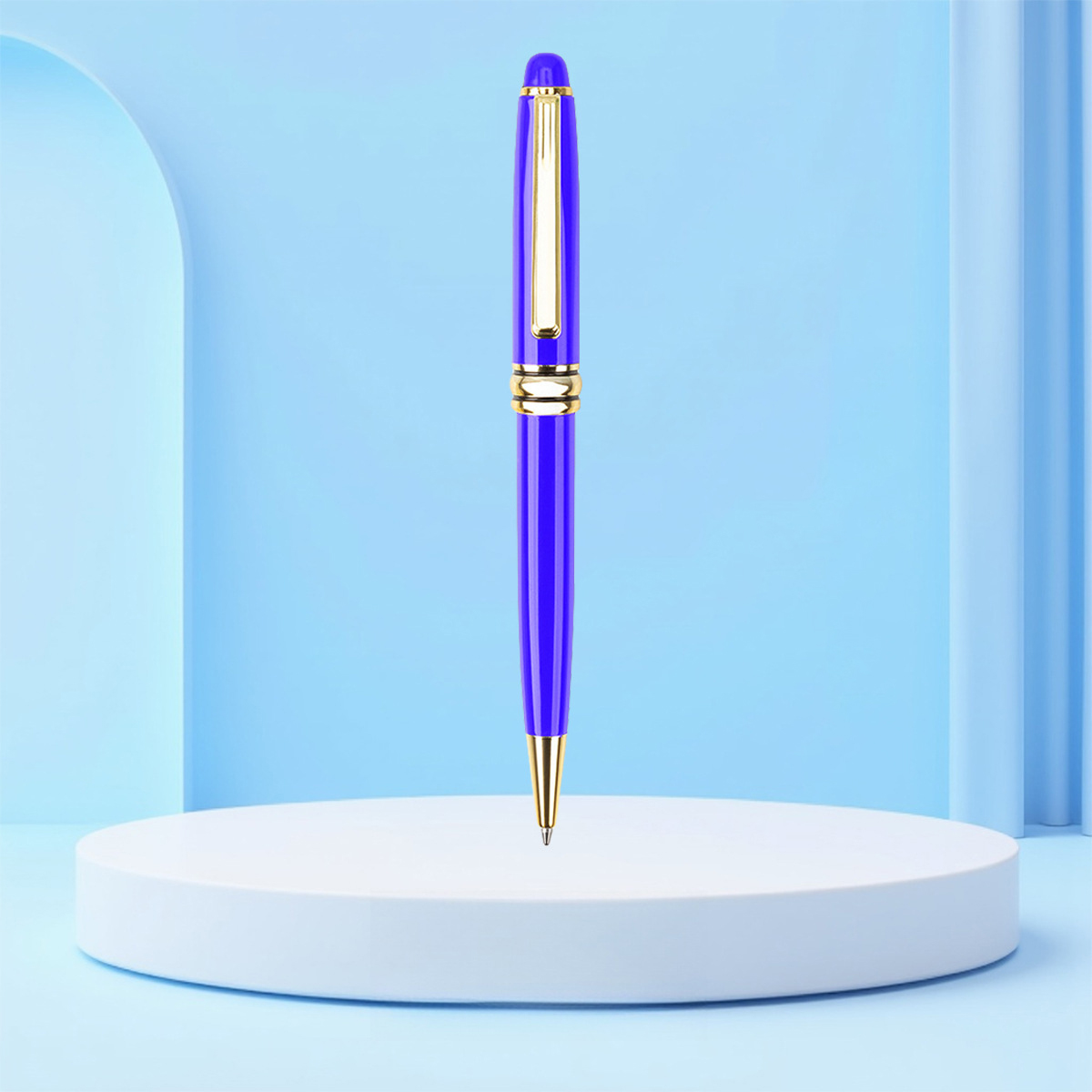 Brass Barrel Metallic Ballpoint Pen