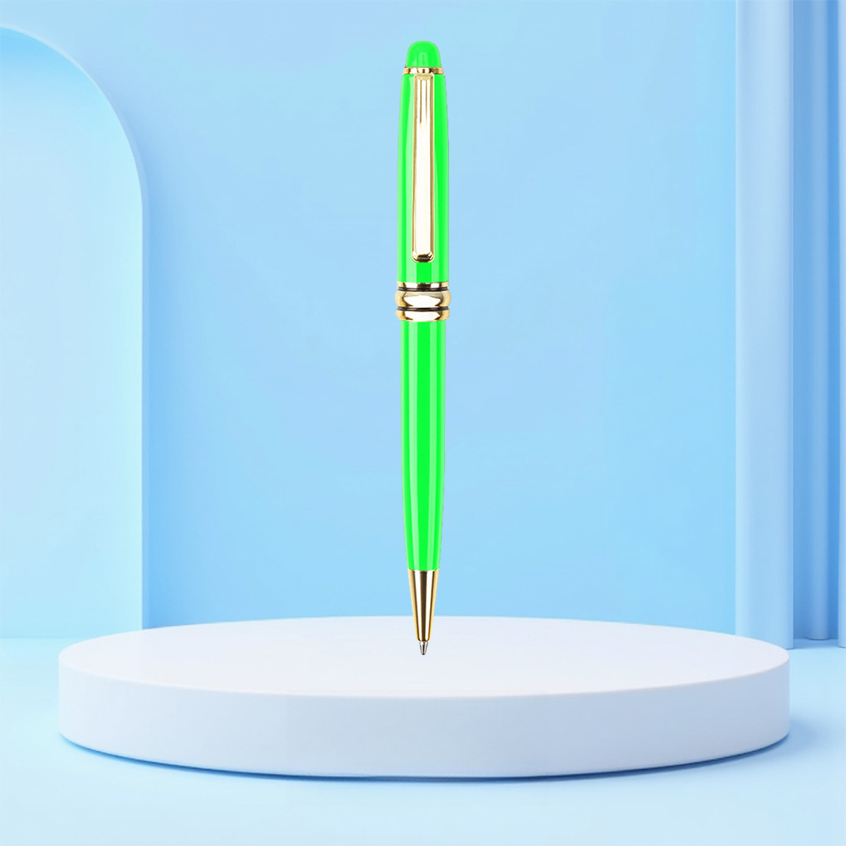 Brass Barrel Metallic Ballpoint Pen