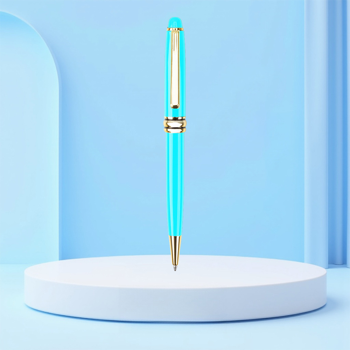 Brass Barrel Metallic Ballpoint Pen