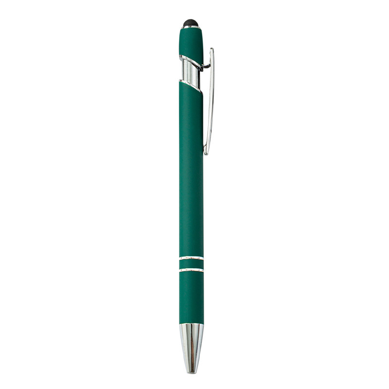 Metal Click-Action Stylus Ballpoint Pen