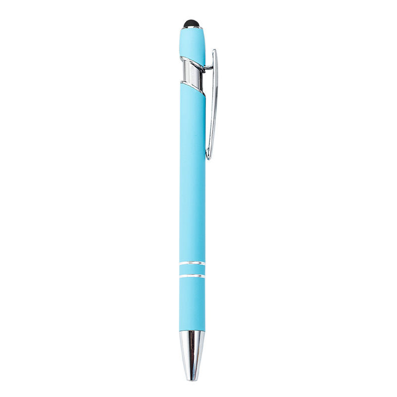 Metal Click-Action Stylus Ballpoint Pen