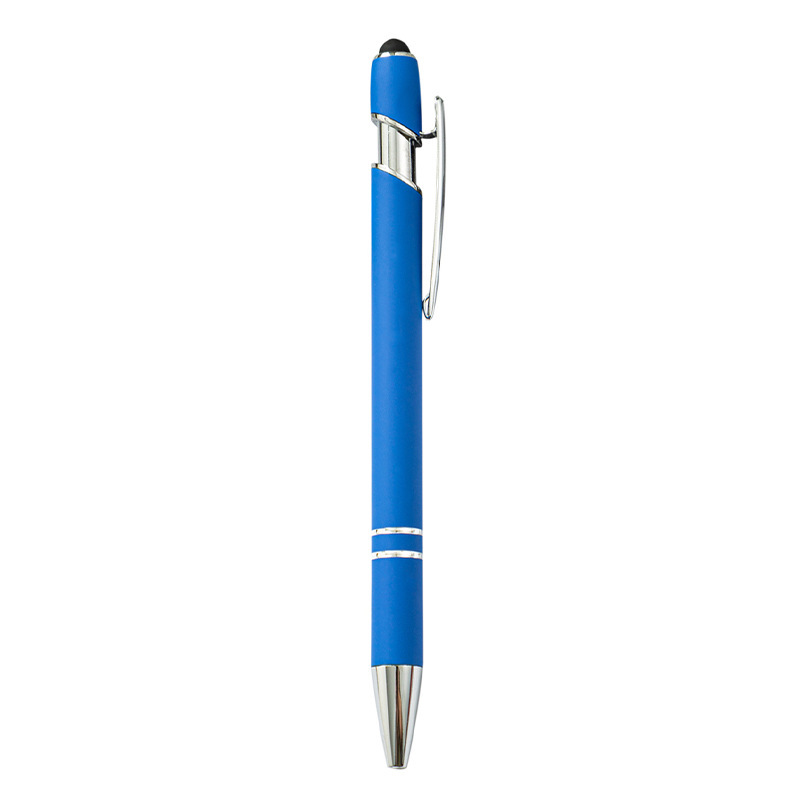 Metal Click-Action Stylus Ballpoint Pen