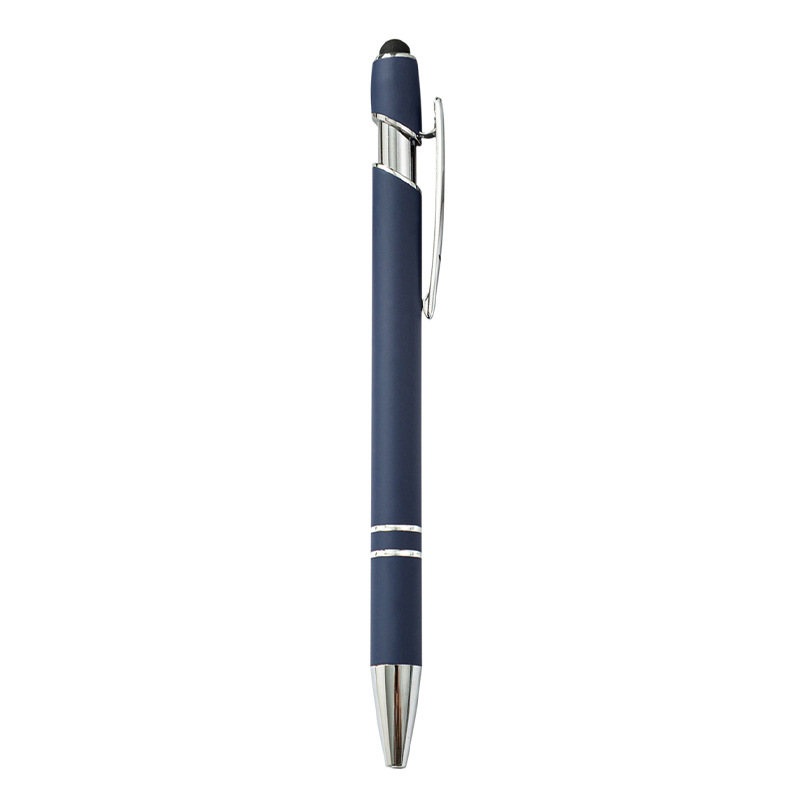 Metal Click-Action Stylus Ballpoint Pen