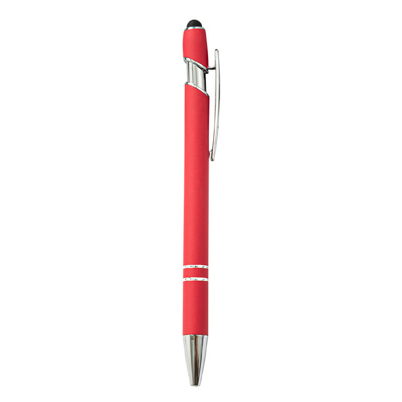 Metal Click-Action Stylus Ballpoint Pen