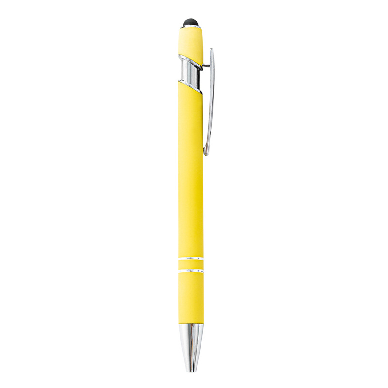 Metal Click-Action Stylus Ballpoint Pen