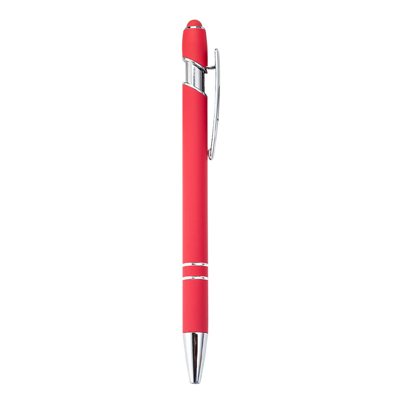 Metal Click-Action Stylus Ballpoint Pen