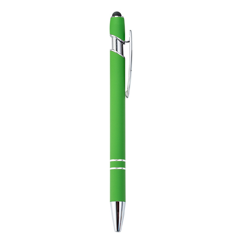 Metal Click-Action Stylus Ballpoint Pen