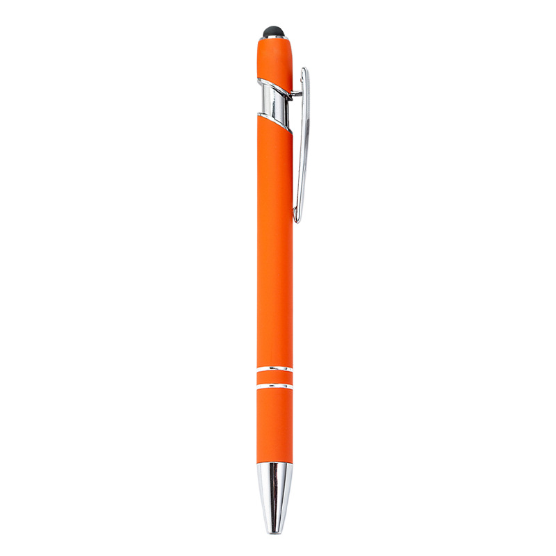 Metal Click-Action Stylus Ballpoint Pen
