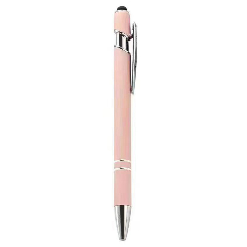 Metal Click-Action Stylus Ballpoint Pen