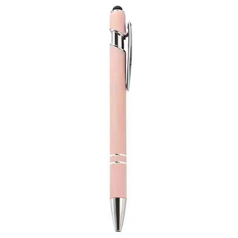 Metal Click-Action Stylus Ballpoint Pen