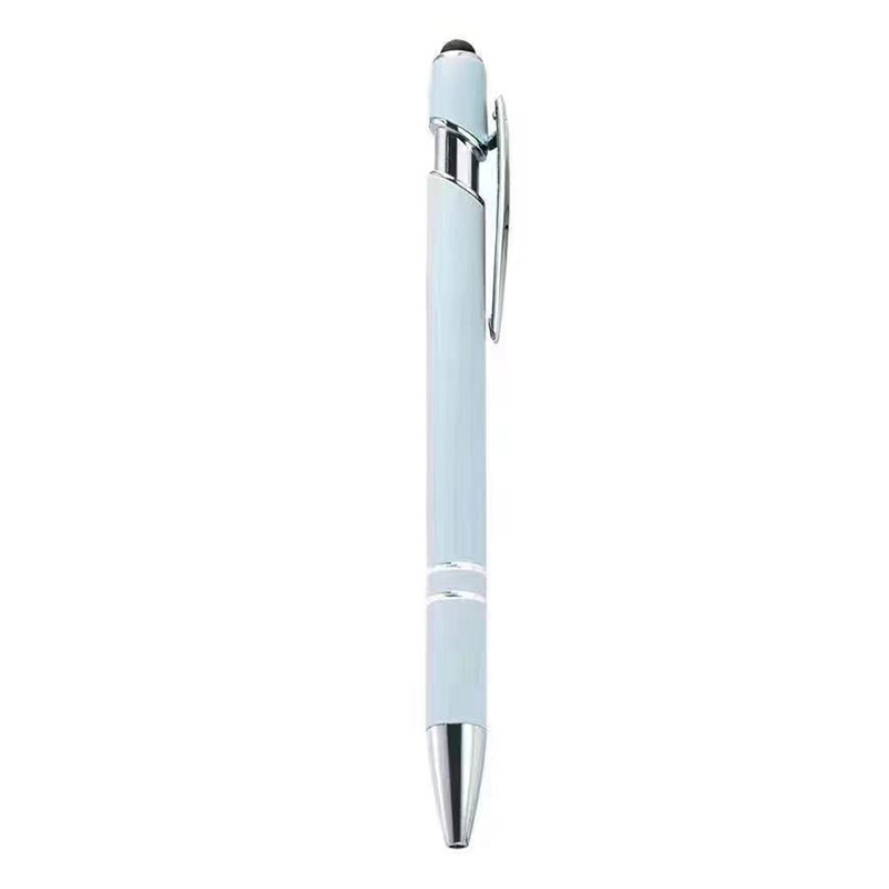 Metal Click-Action Stylus Ballpoint Pen