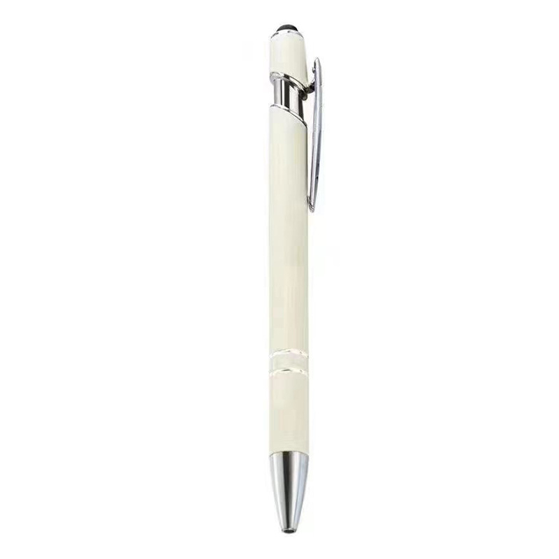 Metal Click-Action Stylus Ballpoint Pen