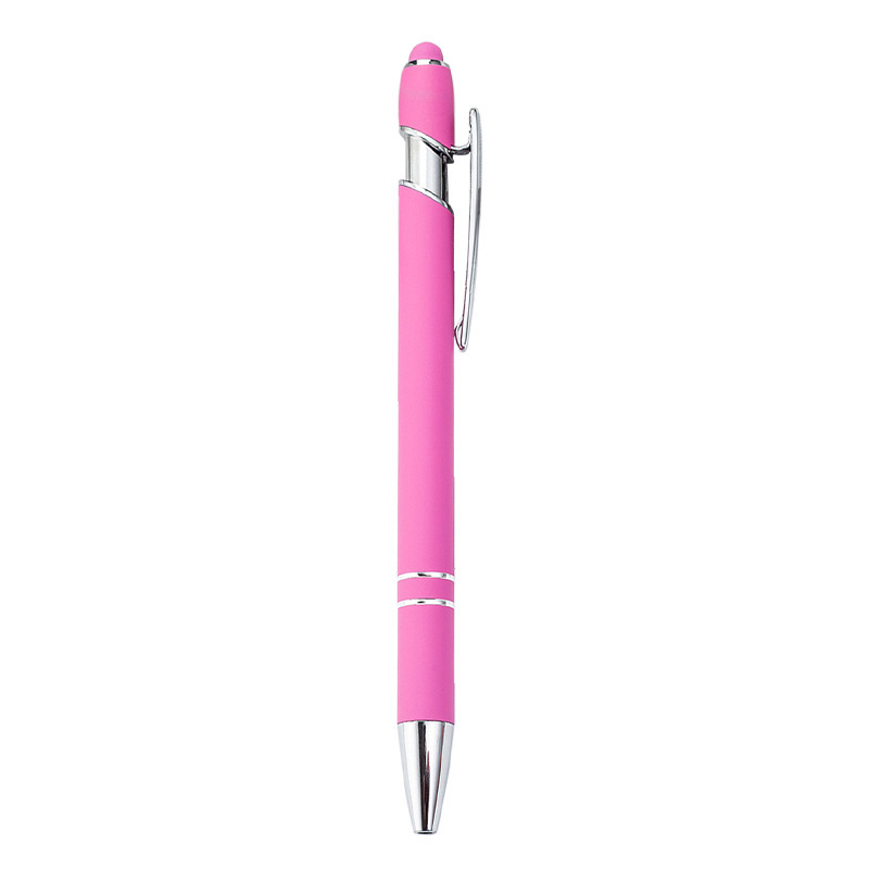 Metal Click-Action Stylus Ballpoint Pen