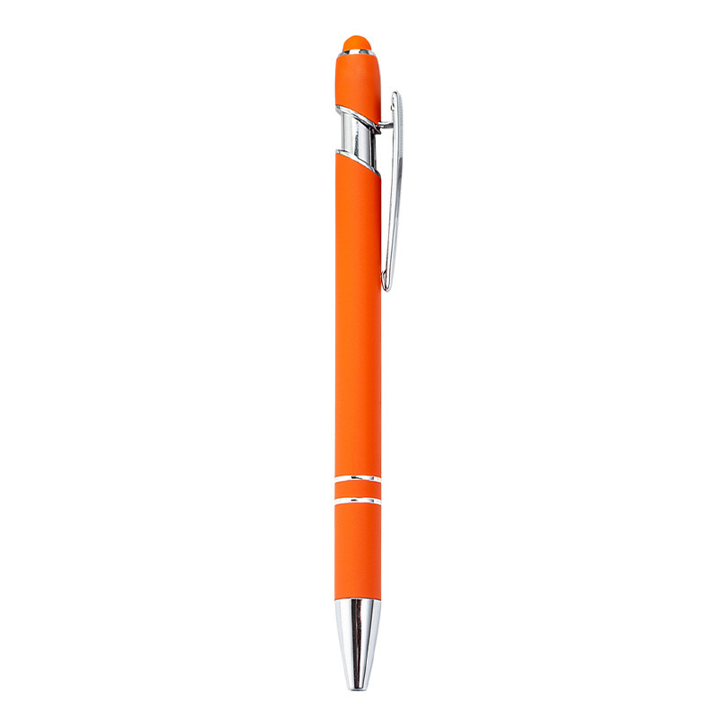 Metal Click-Action Stylus Ballpoint Pen