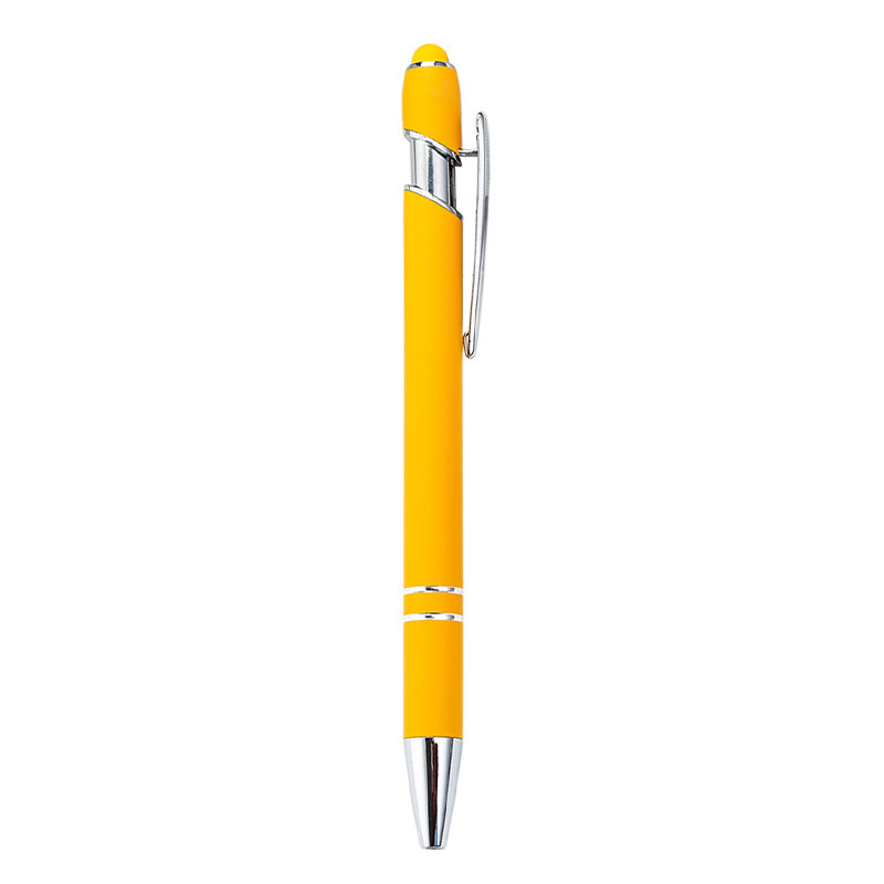 Metal Click-Action Stylus Ballpoint Pen