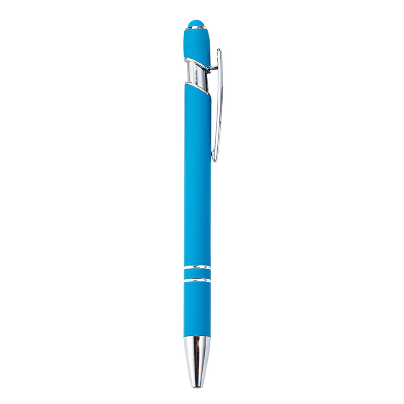 Metal Click-Action Stylus Ballpoint Pen