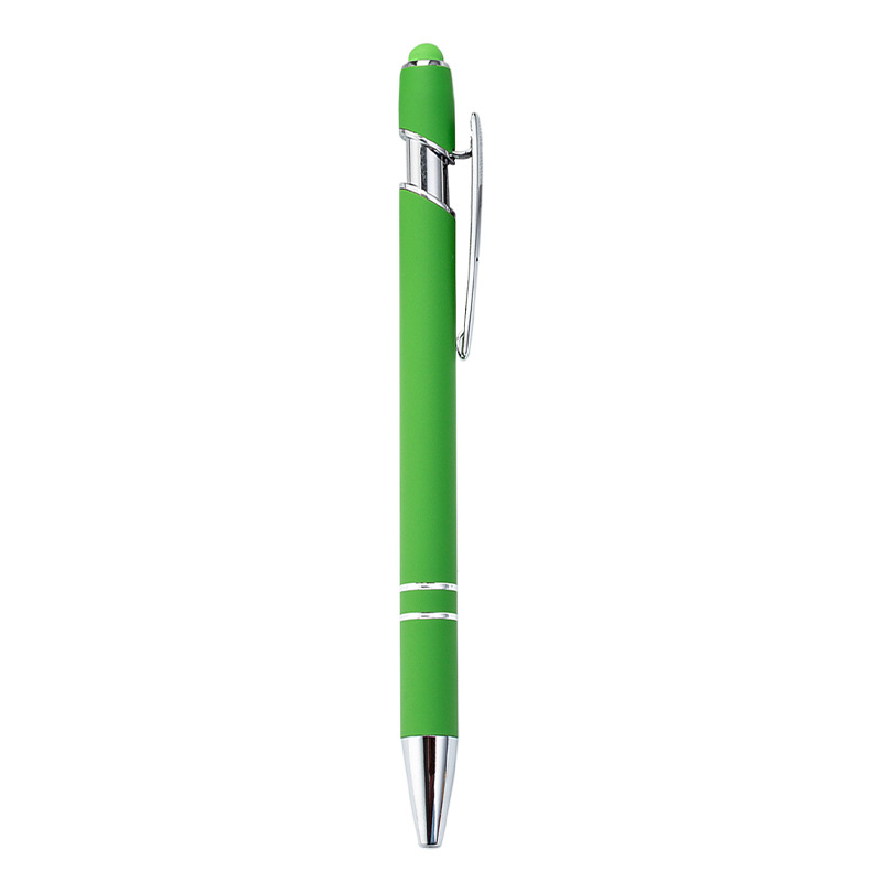 Metal Click-Action Stylus Ballpoint Pen