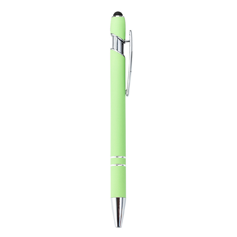 Metal Click-Action Stylus Ballpoint Pen